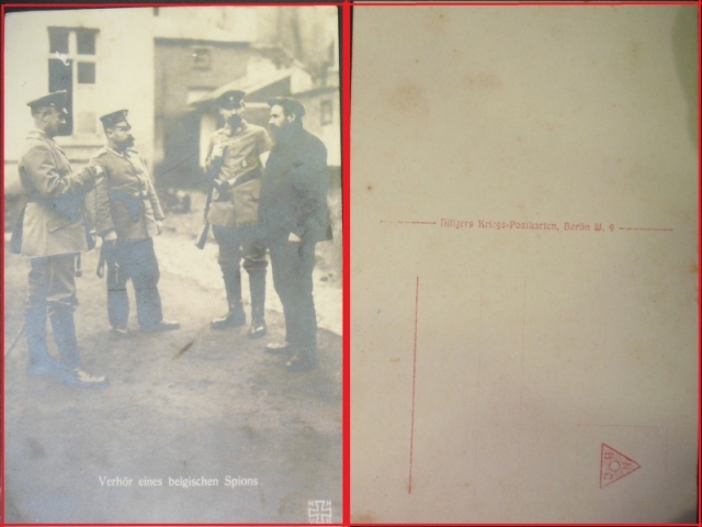 „Egy belga kém kihallgatása” az I. világháborúban 